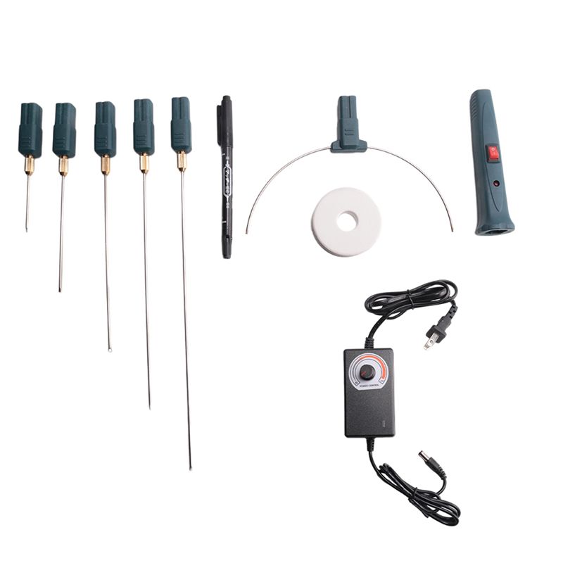 Art Craft Wire - ชุดเครื่องตัดโฟมแบบใช้ความร้อน GOOD-Hot พร้อมตัวควบคุมอุณหภูมิ, 100-240V/24W สำหรับงานศิลปะ งานฝีมือ