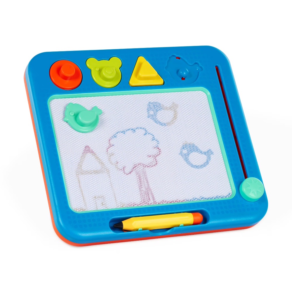 Art Craft Preschool - กระดานวาดภาพแม่เหล็ก Easy Doodle สำหรับเด็กวัยเตาะแตะ แผ่นเขียนเปลี่ยนสีได้ ลบได้