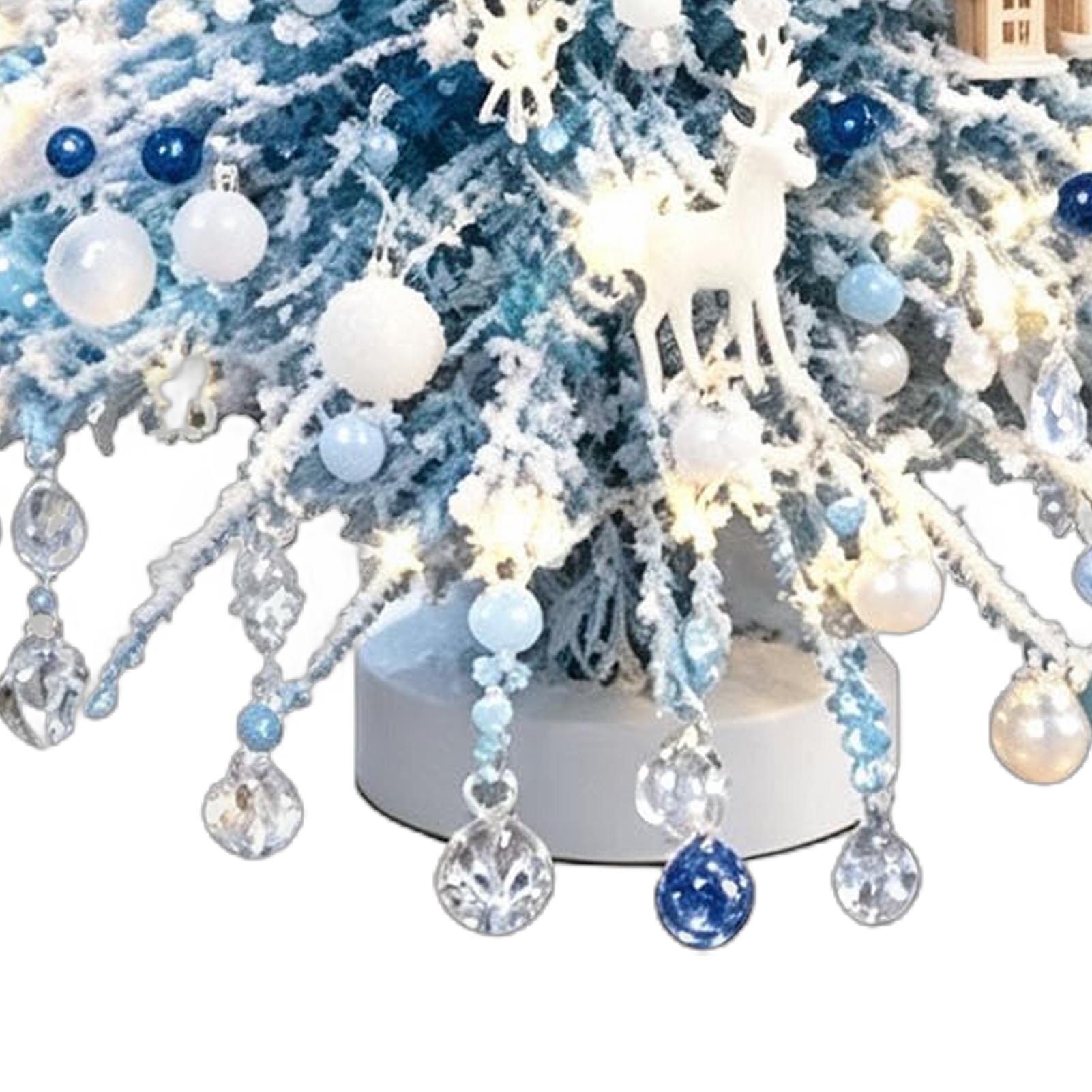 Art Craft Christmas Tree - ชุดอุปกรณ์ตกแต่งต้นคริสต์มาสด้วยลูกปัด งานฝีมือแฟนซีพร้อมคู่มือการใช้งาน ศิลปะการประดับลูกปัดต้นคริสต์มาสสำหรับมืออาชีพและผู้ที่ชื่นชอบงานฝีมือสำหรับตกแต่งบ้าน