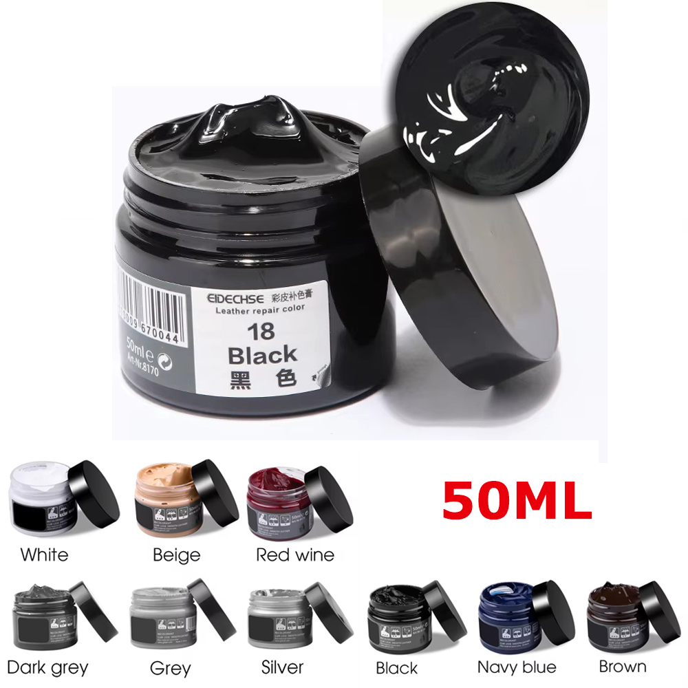 Leather Tooling Kit - ชุดซ่อมหนังรถจักรยานยนต์ น้ำยาทำความสะอาดหนังรถยนต์ อุปกรณ์ซ่อมแบบไม่ใช้ความร้อน ชุดซ่อมรอยขีดข่วน รอยแตก รอยฉีกขาดบนเบาะรถยนต์