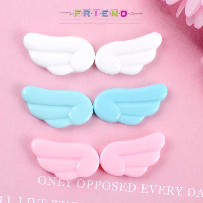 Art Craft Items - 10PCS Kawaiiน่ารักAngel Wings Flatbackเรซิ่นCabochon Scrapbooking Embellishmentโทรศัพท์Deco