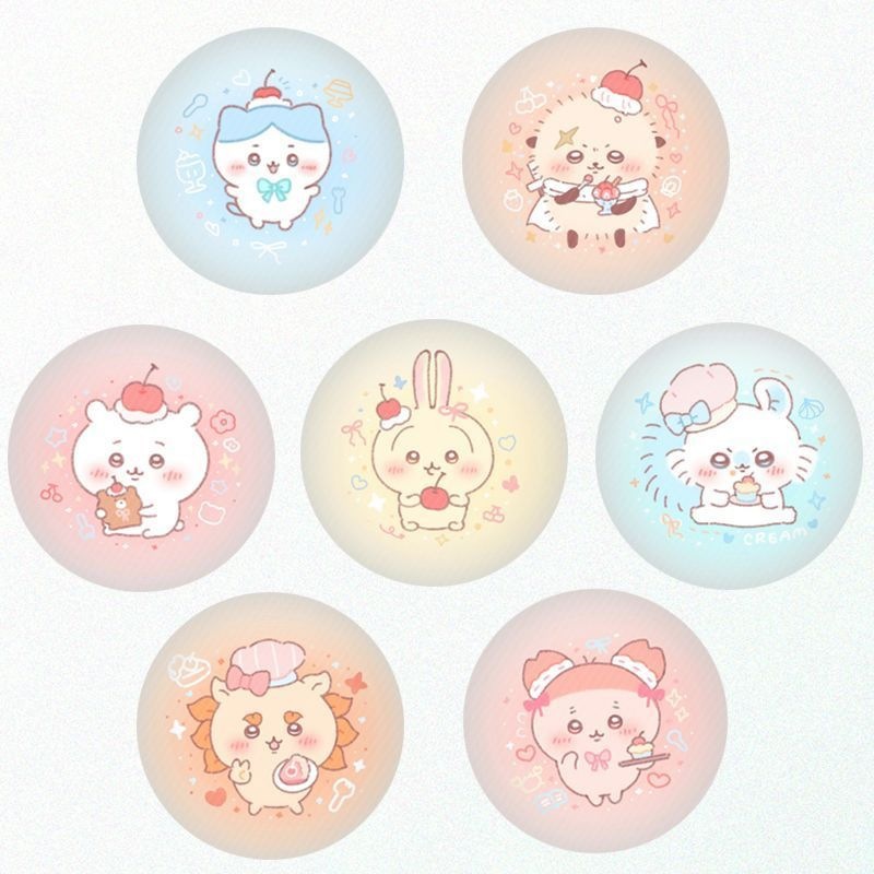 Art Craft Bag - ตราสัญลักษณ์ฮาชิวาระ อุซางิ โมมงะ ลายการ์ตูนน่ารัก เหมาะสำหรับใช้เป็นเข็มกลัดติดกระเป๋าหรือเสื้อผ้า