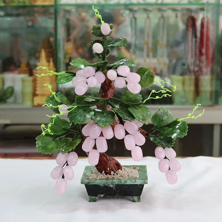 เครื่องประดับหินต้นไม้องุ่น Zh - Art Craft Christmas Tree บทวิจารณ์และราคา