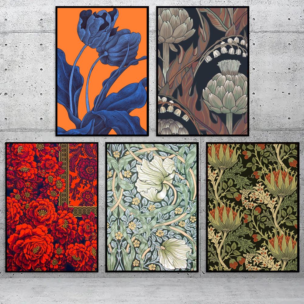 โปสเตอร์สติ๊กเกอร์ติดผนังแบบมี - Art Craft William Morris บทวิจารณ์และราคา