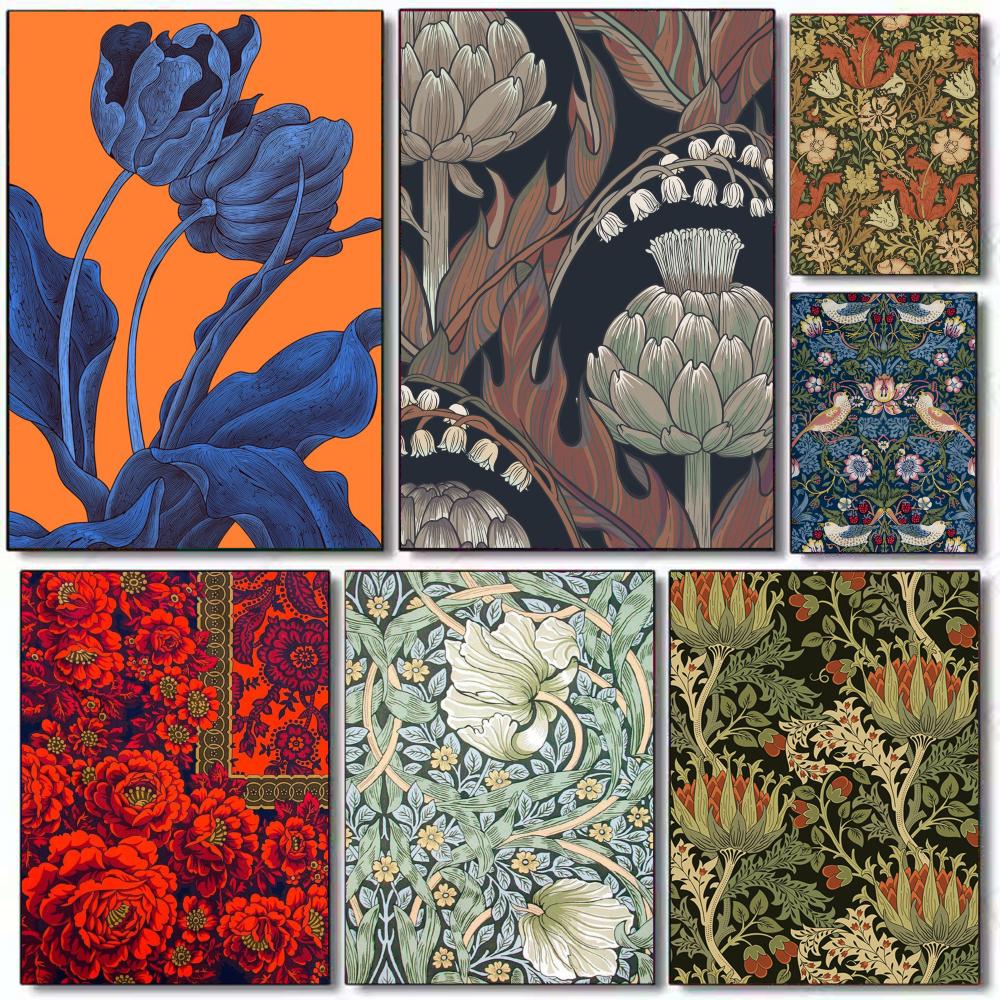 โปสเตอร์สติ๊กเกอร์ติดผนังแบบมี - Art Craft William Morris บทวิจารณ์และราคา