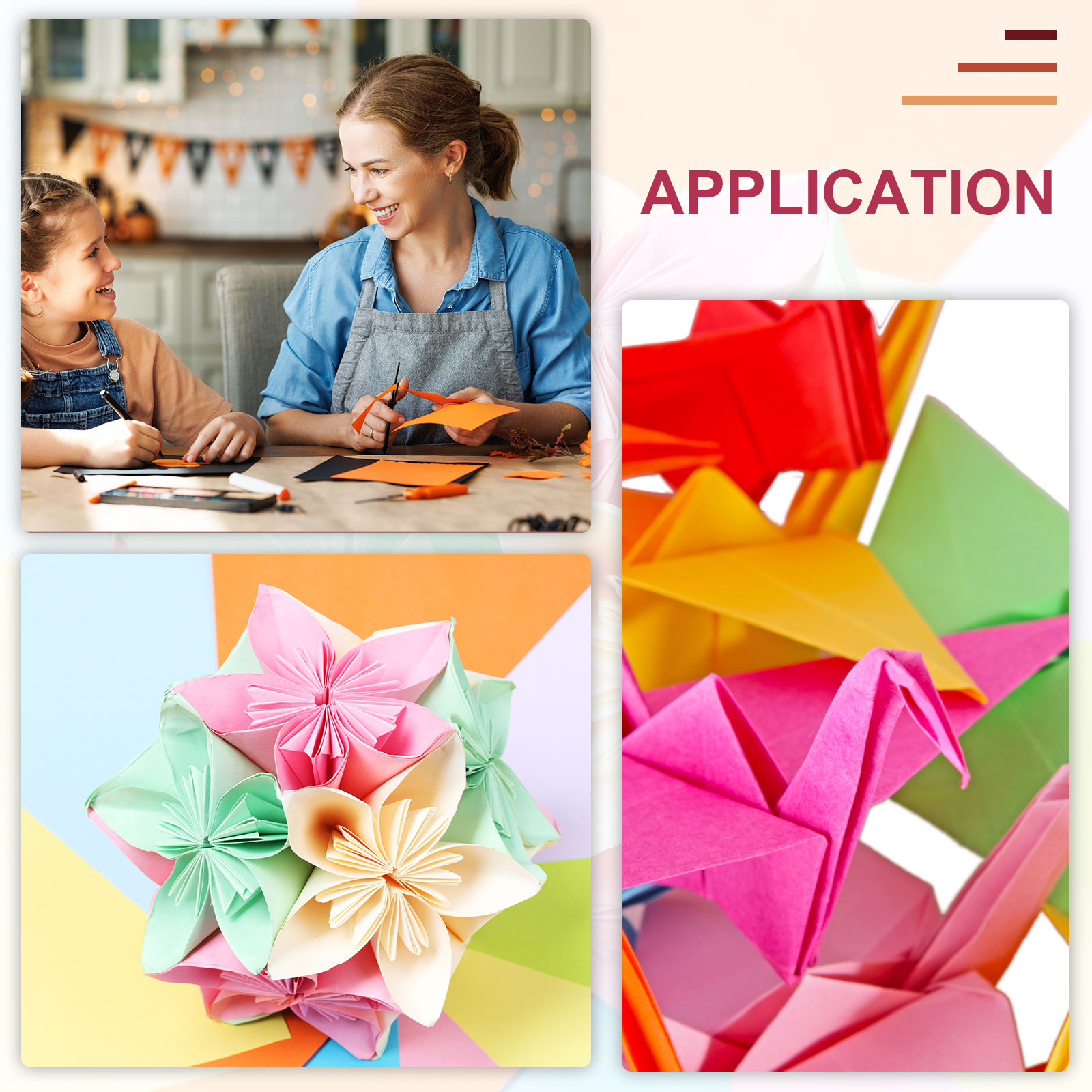 20 แผ่นขนาดใหญ่ Origami กระดาษ - Art Craft Kite บทวิจารณ์และราคา