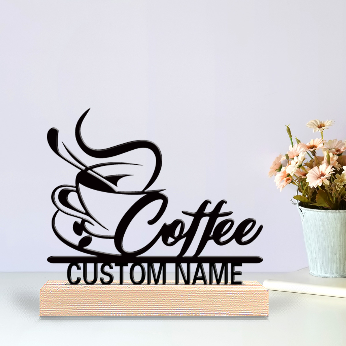ของตกแต่งโลหะรูปปั้นกาแฟสมัยให - Art Craft Names บทวิจารณ์และราคา