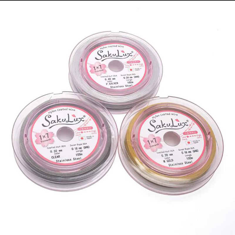 5 M/ม้วน 7-Strand ลูกปัดลวดไนล - Art Craft Wire บทวิจารณ์และราคา