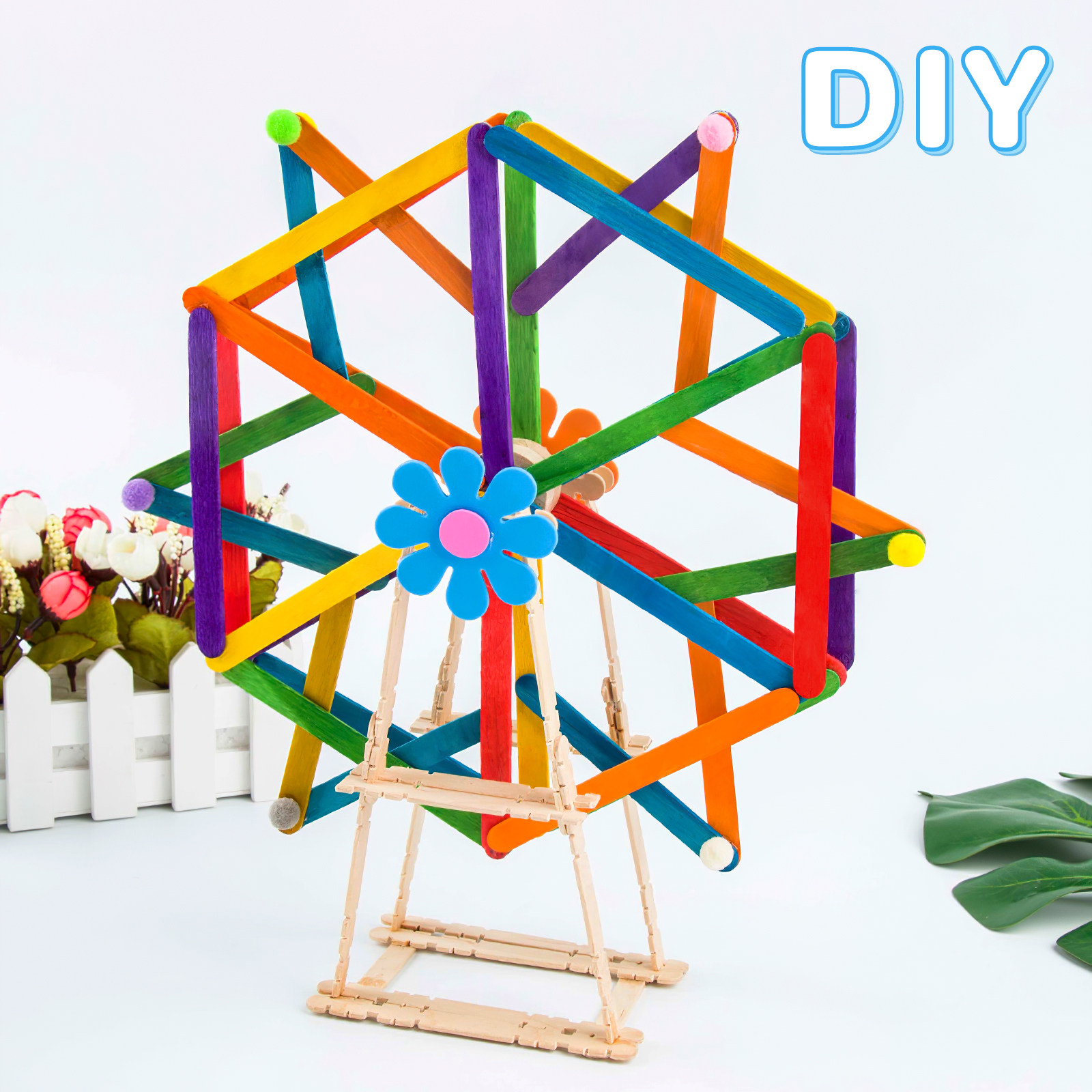 แท่งไม้สีสำหรับงานฝีมือ 100 ชิ - Art Craft Stick บทวิจารณ์และราคา