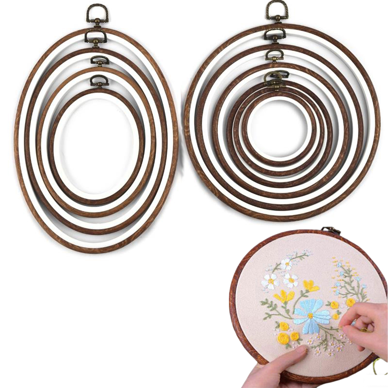 ชุดวงแหวนปักผ้าพลาสติก 10 ชิ้น - Embroidery Hoop Kit บทวิจารณ์และราคา