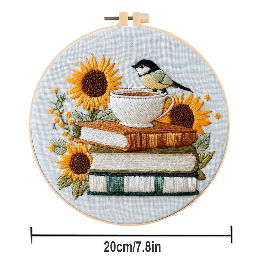 ชุดเย็บปักถักร้อยรูปนกและดอกทา - Embroidery Hoop Kit บทวิจารณ์และราคา