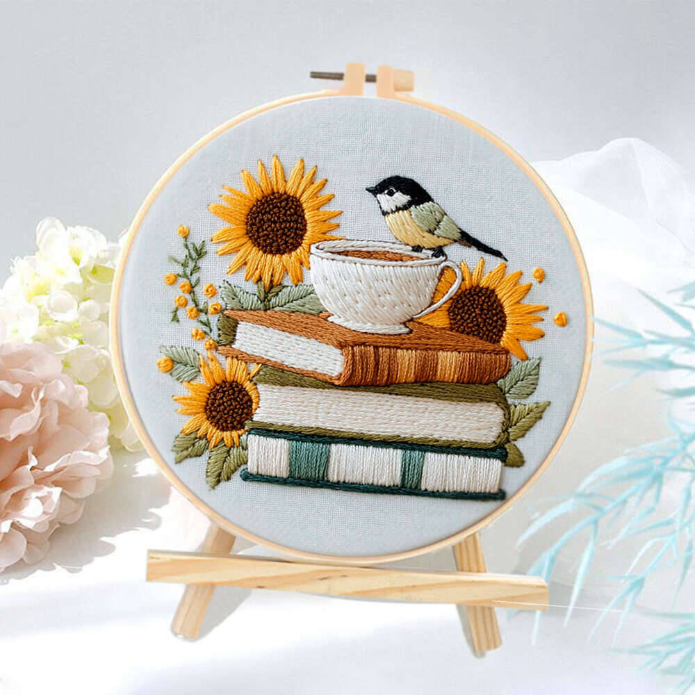 ชุดเย็บปักถักร้อยรูปนกและดอกทา - Embroidery Hoop Kit บทวิจารณ์และราคา