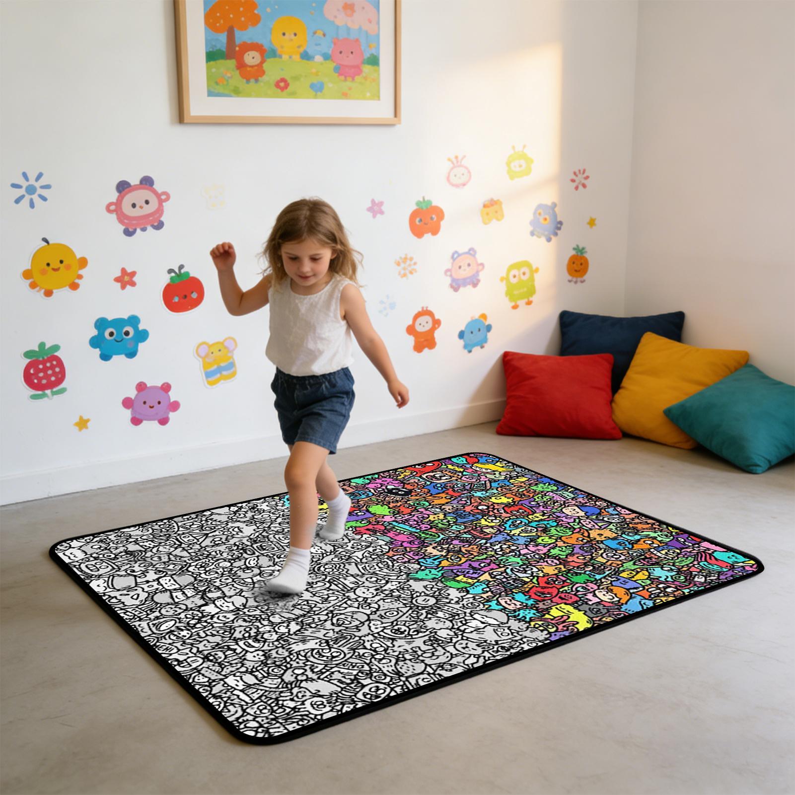 ผ้าห่มระบายสี DIY ผ้าคลุมโซฟาแ - Art Craft Preschool บทวิจารณ์และราคา