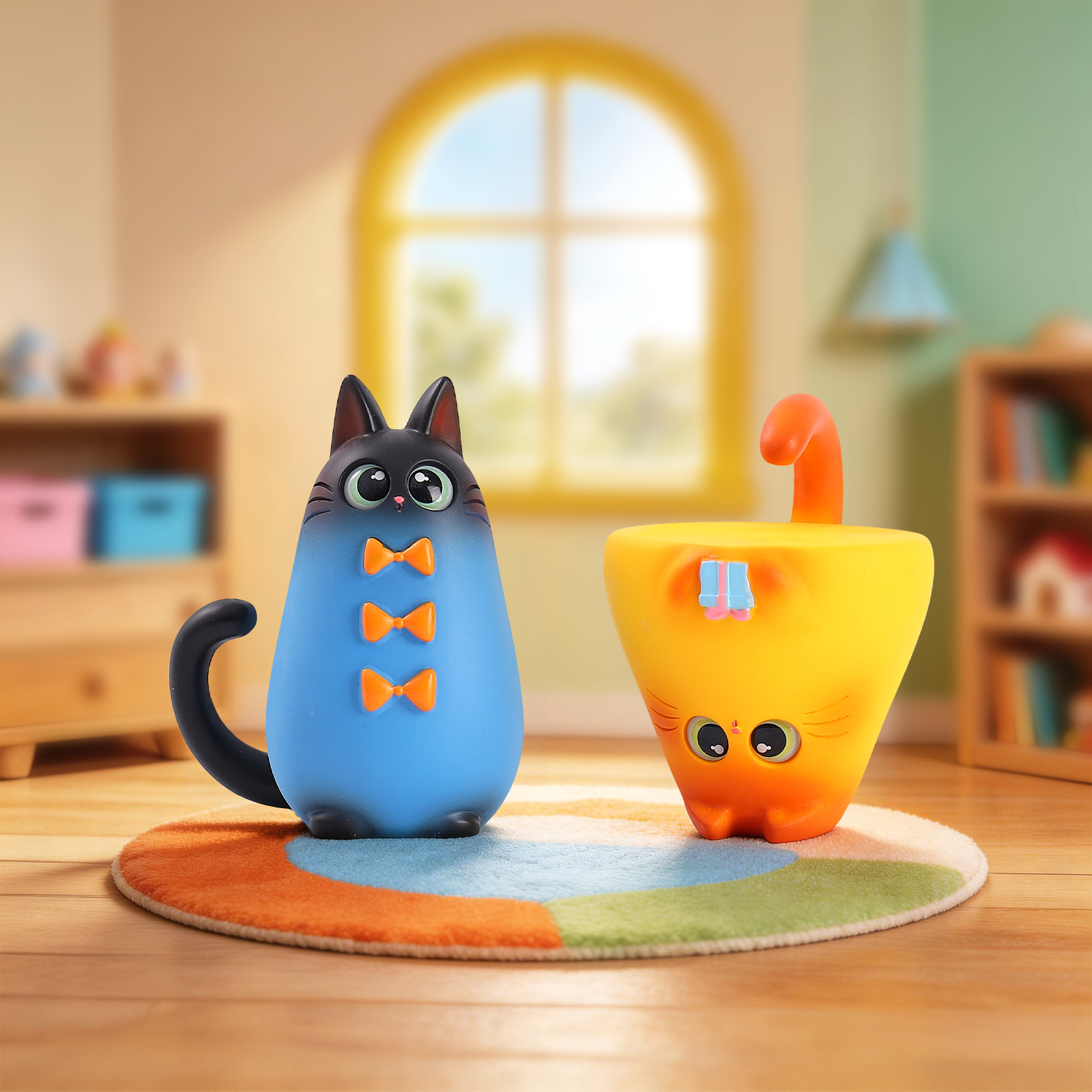 ฟิกเกอร์แมวแบบสุ่ม  งานเรซิ่น  - Art Craft Items บทวิจารณ์และราคา