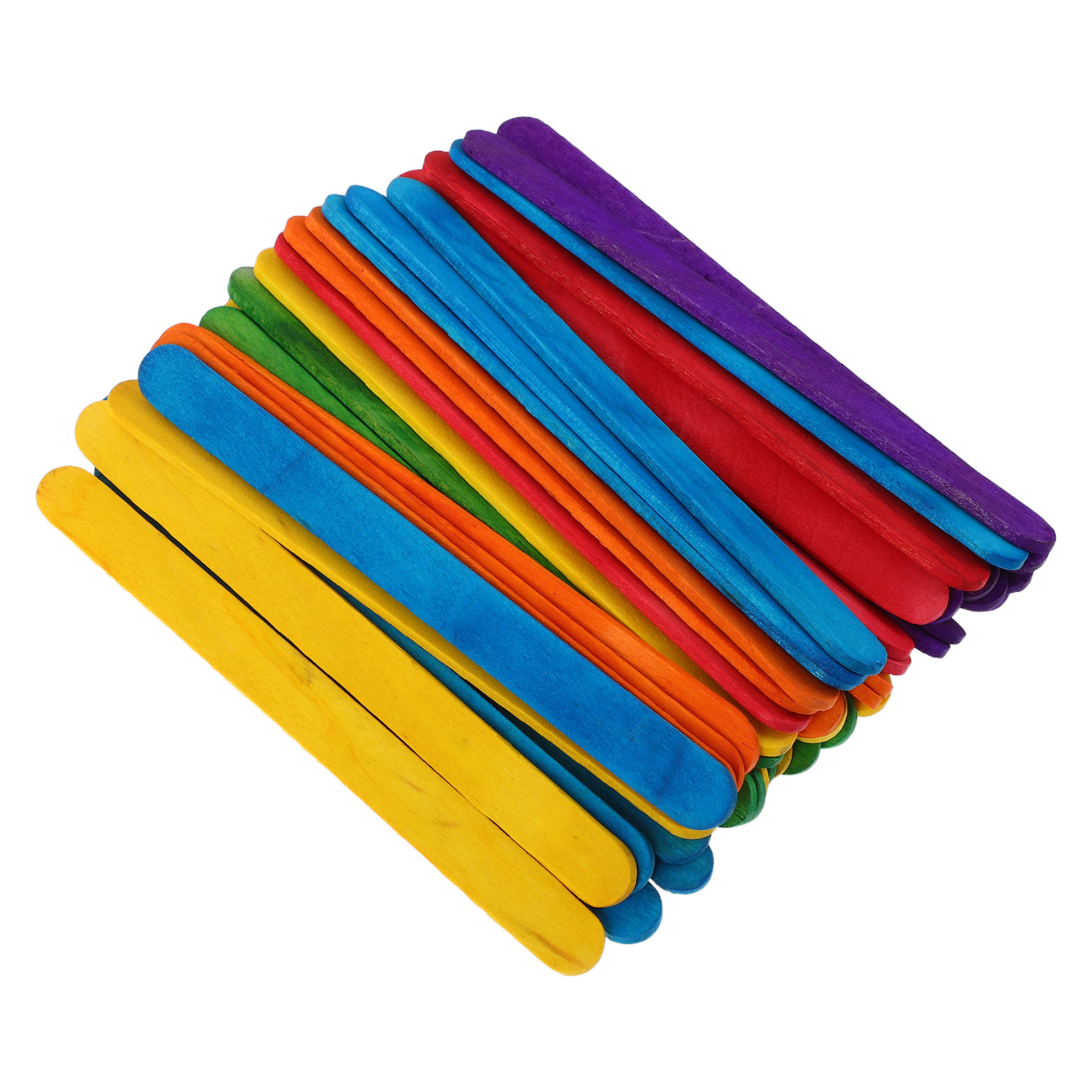 แท่งไม้สีสันสดใส 500 ชิ้น ขนาด - Art Craft Stick บทวิจารณ์และราคา
