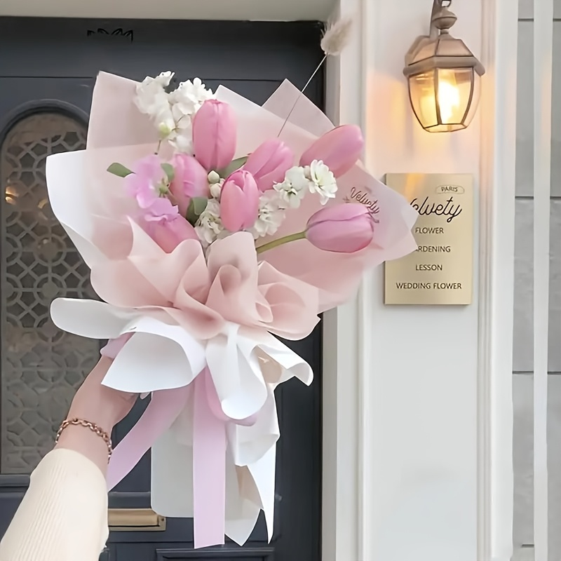 120 ชิ้น - กระดาษห่อดอกไม้แบบถ - Art Craft Items บทวิจารณ์และราคา
