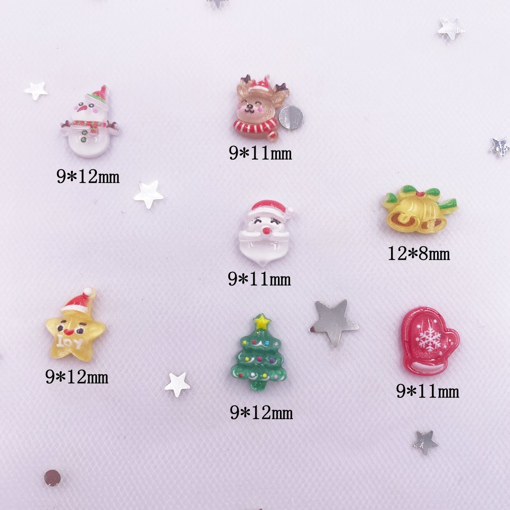 50ชิ้นเรซินมินิตุ๊กตาหิมะต้นคร - Art Craft Christmas Tree บทวิจารณ์และราคา