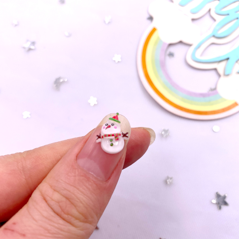 50ชิ้นเรซินมินิตุ๊กตาหิมะต้นคร - Art Craft Christmas Tree บทวิจารณ์และราคา