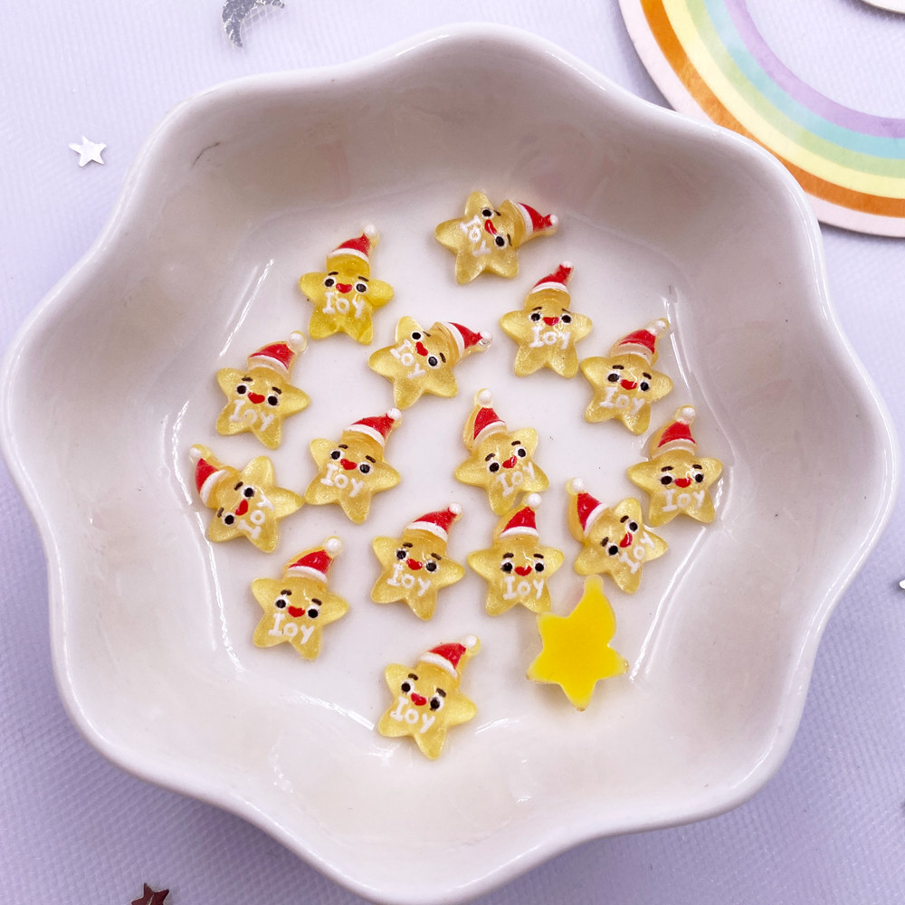 50ชิ้นเรซินมินิตุ๊กตาหิมะต้นคร - Art Craft Christmas Tree บทวิจารณ์และราคา