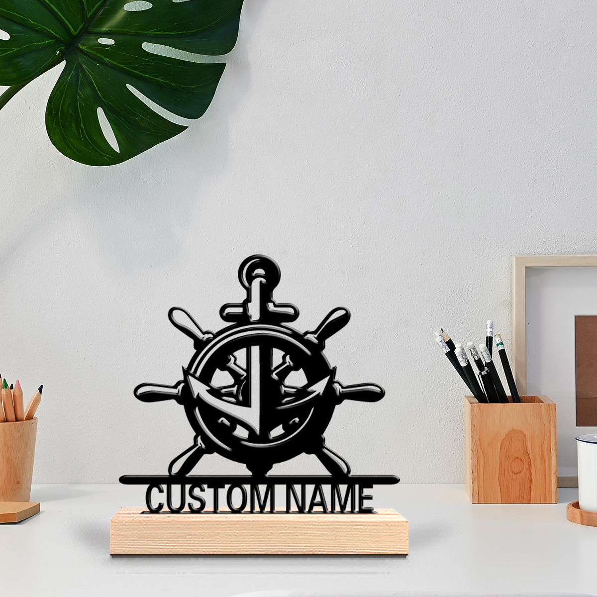 สมอเรือโลหะแบบเรียบง่าย 1 ชิ้น - Art Craft Names บทวิจารณ์และราคา