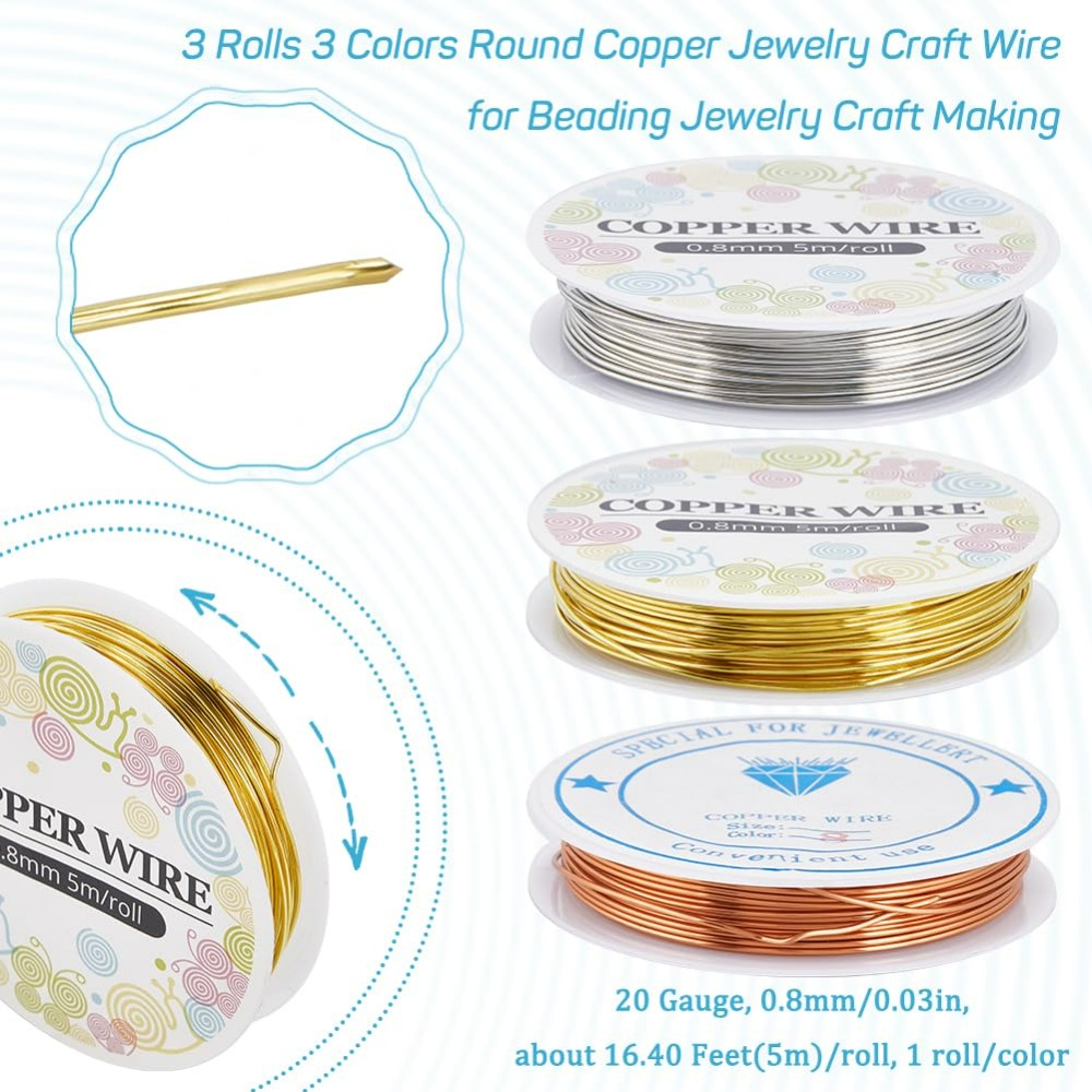 12.8M ทองแดงเครื่องประดับลวด 0 - Art Craft Wire บทวิจารณ์และราคา