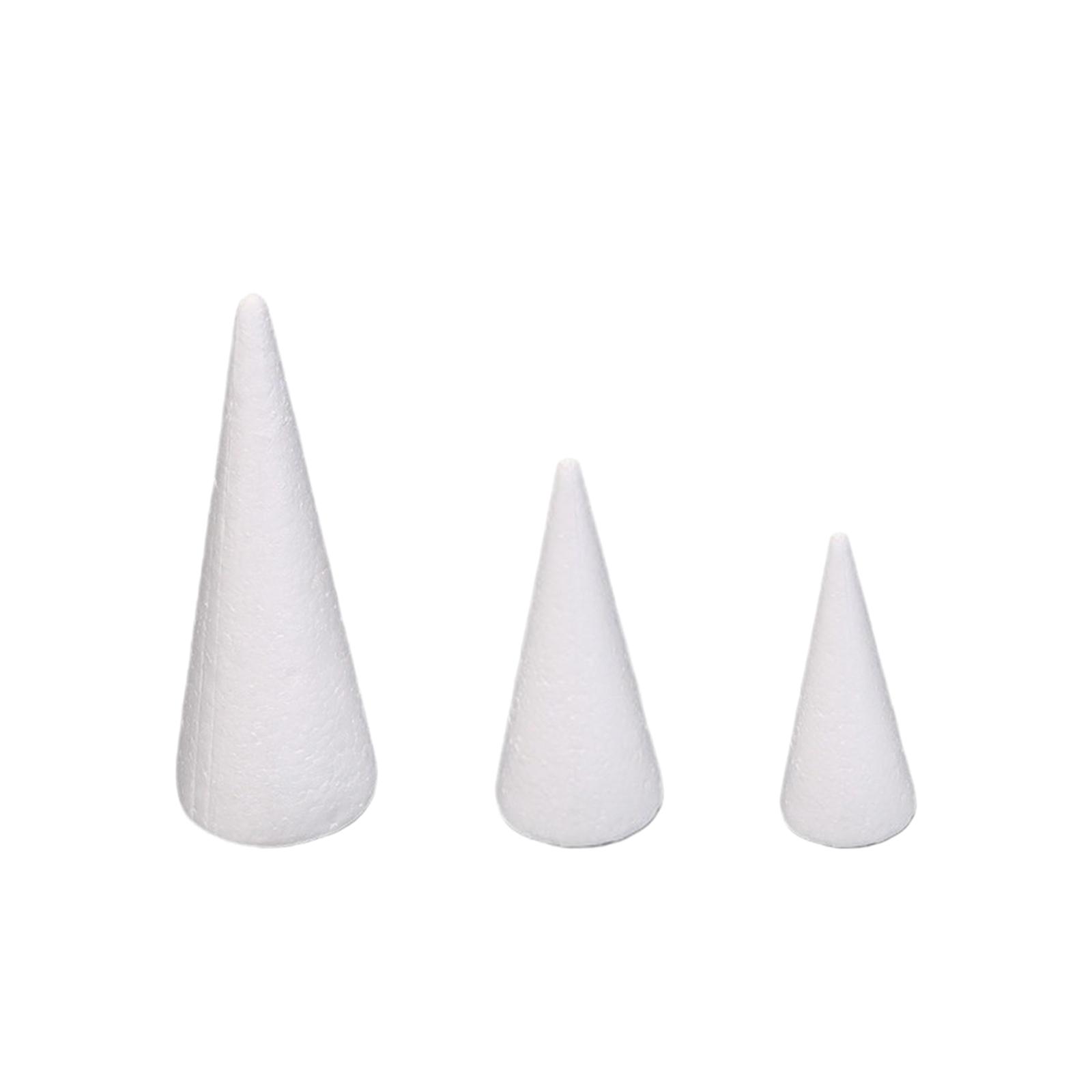 กรวยโฟมงานฝีมือ 15 ชิ้น สีขาว  - Art Craft Christmas Tree บทวิจารณ์และราคา
