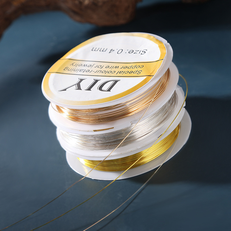 ลวดทองแดงสีเงิน 1 ม้วน ขนาด 0. - Art Craft Wire บทวิจารณ์และราคา