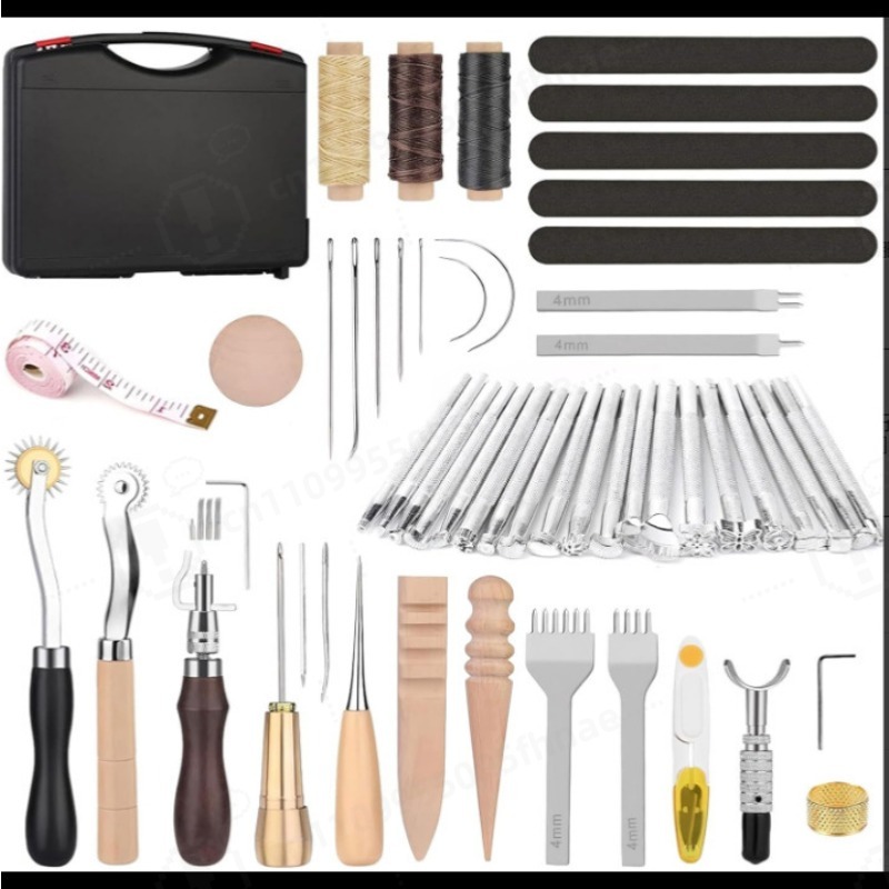 ชุดเครื่องมือเย็บหนังด้วยมือ D - Leather Tooling Kit บทวิจารณ์และราคา