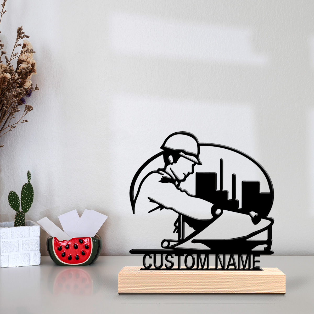 งานฝีมือประติมากรรมโลหะรูปคนงา - Art Craft Names บทวิจารณ์และราคา