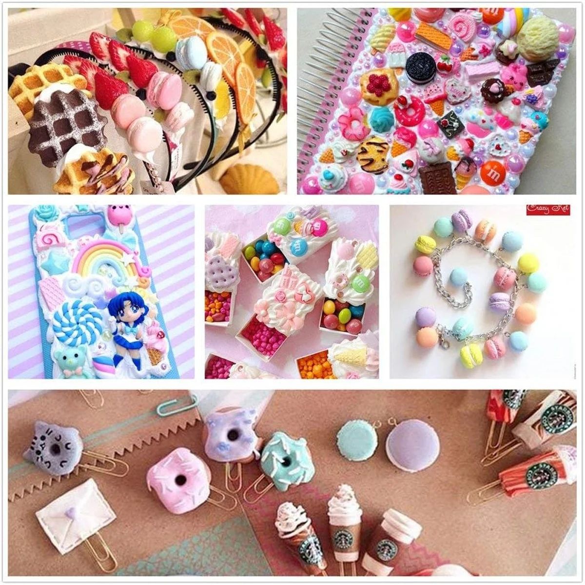 30pcs สุ่ม Candy Slime Charms  - Art Craft Items บทวิจารณ์และราคา