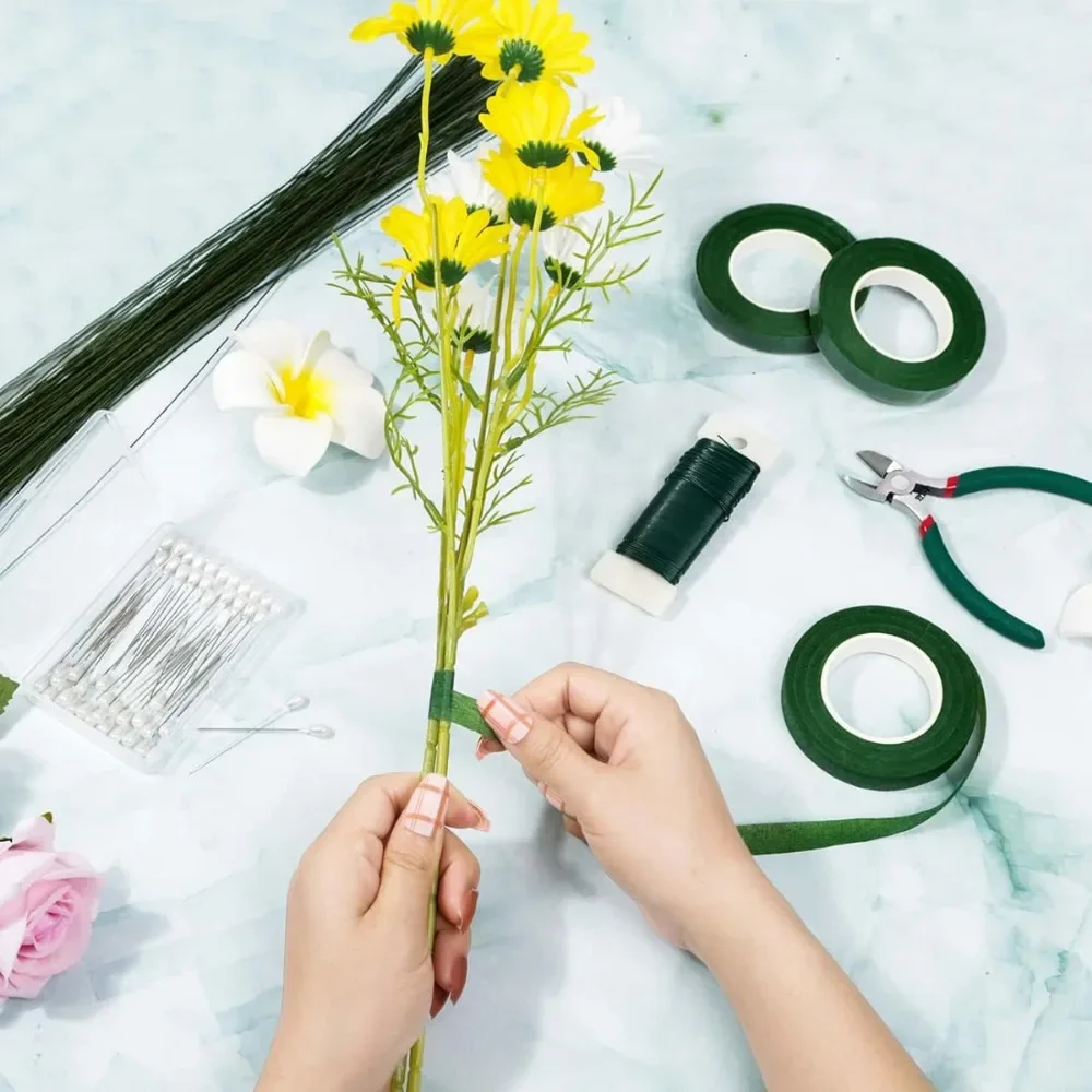 สีเขียวดอกไม้ที่สวยงามเทป 18 เ - Art Craft Items บทวิจารณ์และราคา