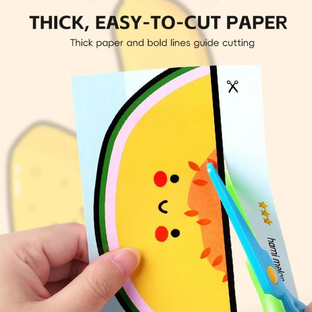 ชุดตัดกระดาษเพื่อความปลอดภัยสำ - Art Craft Preschool บทวิจารณ์และราคา