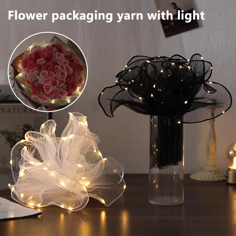 กระดาษห่อดอกไม้ LED 1 ชิ้น พร้ - Art Craft Items บทวิจารณ์และราคา