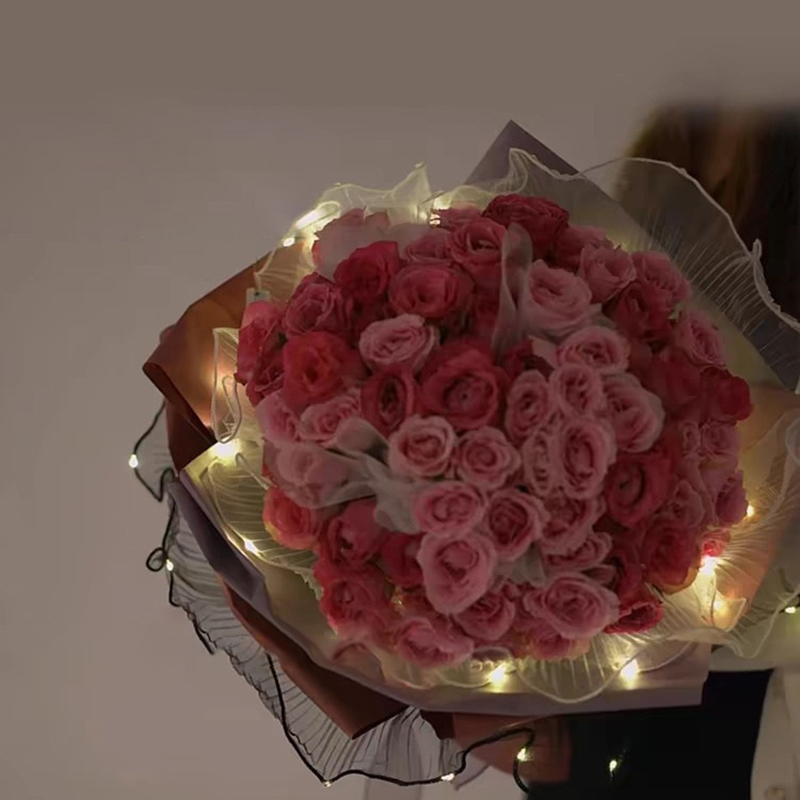 กระดาษห่อดอกไม้ LED 1 ชิ้น พร้ - Art Craft Items บทวิจารณ์และราคา