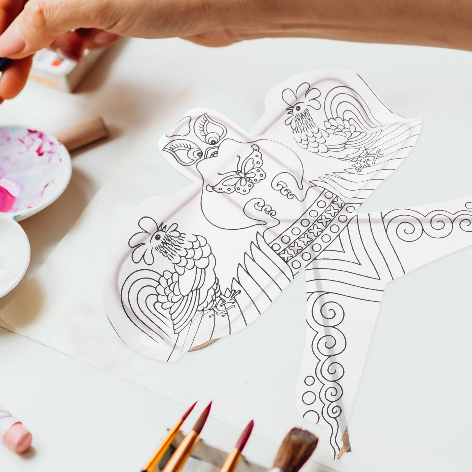 ชุดทำว่าว DIY สำหรับเด็ก ชุดเป - Art Craft Kite บทวิจารณ์และราคา