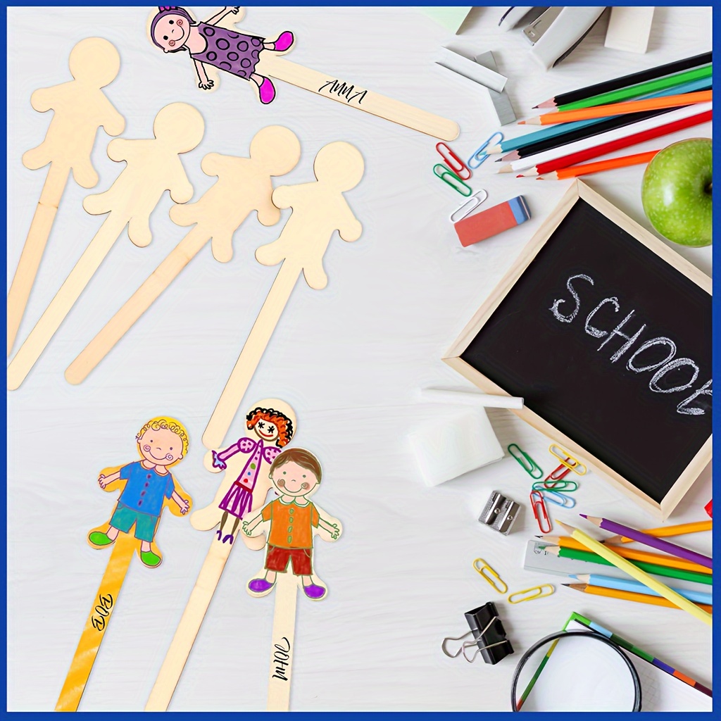 10/25/50 ตัวอักษร CRAFT Sticks - Art Craft Stick บทวิจารณ์และราคา