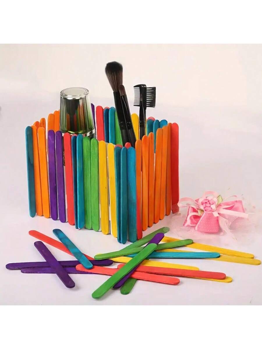 50/100/200 ชิ้น ไม้แท่งงานฝีมื - Art Craft Stick บทวิจารณ์และราคา