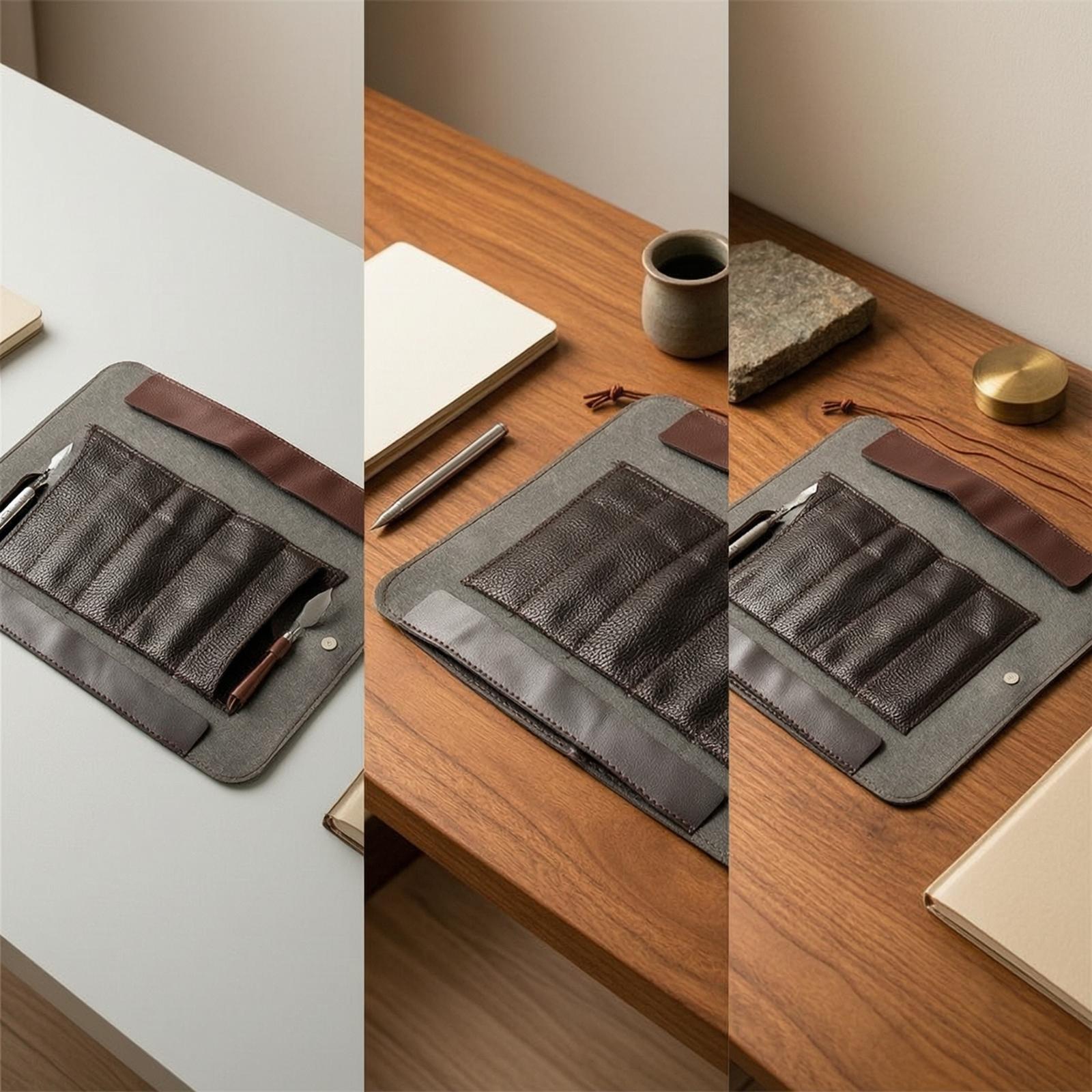 กระเป๋าเก็บของหนังแบบม้วน ป้อง - Leather Tooling Kit บทวิจารณ์และราคา