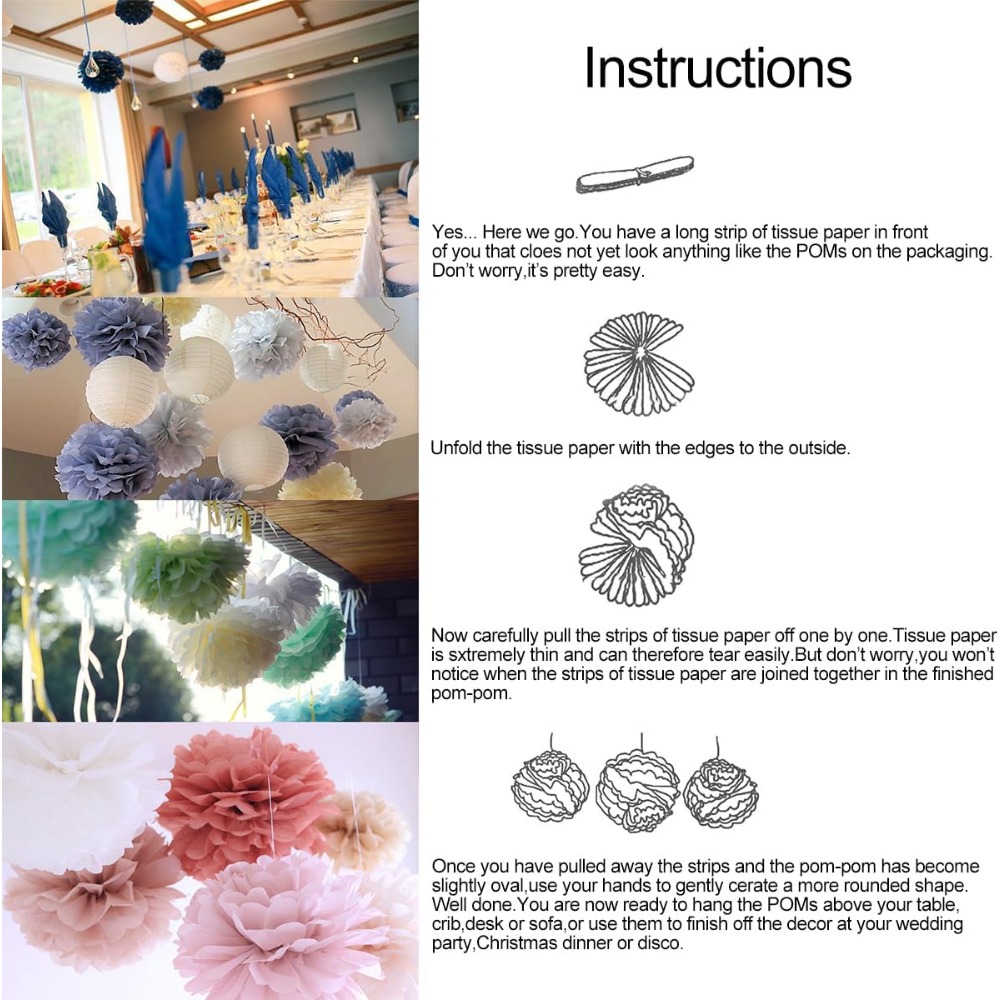 พู่กระดาษทิชชู 5 ชิ้น ขนาด 6 8 - Art Craft Items บทวิจารณ์และราคา