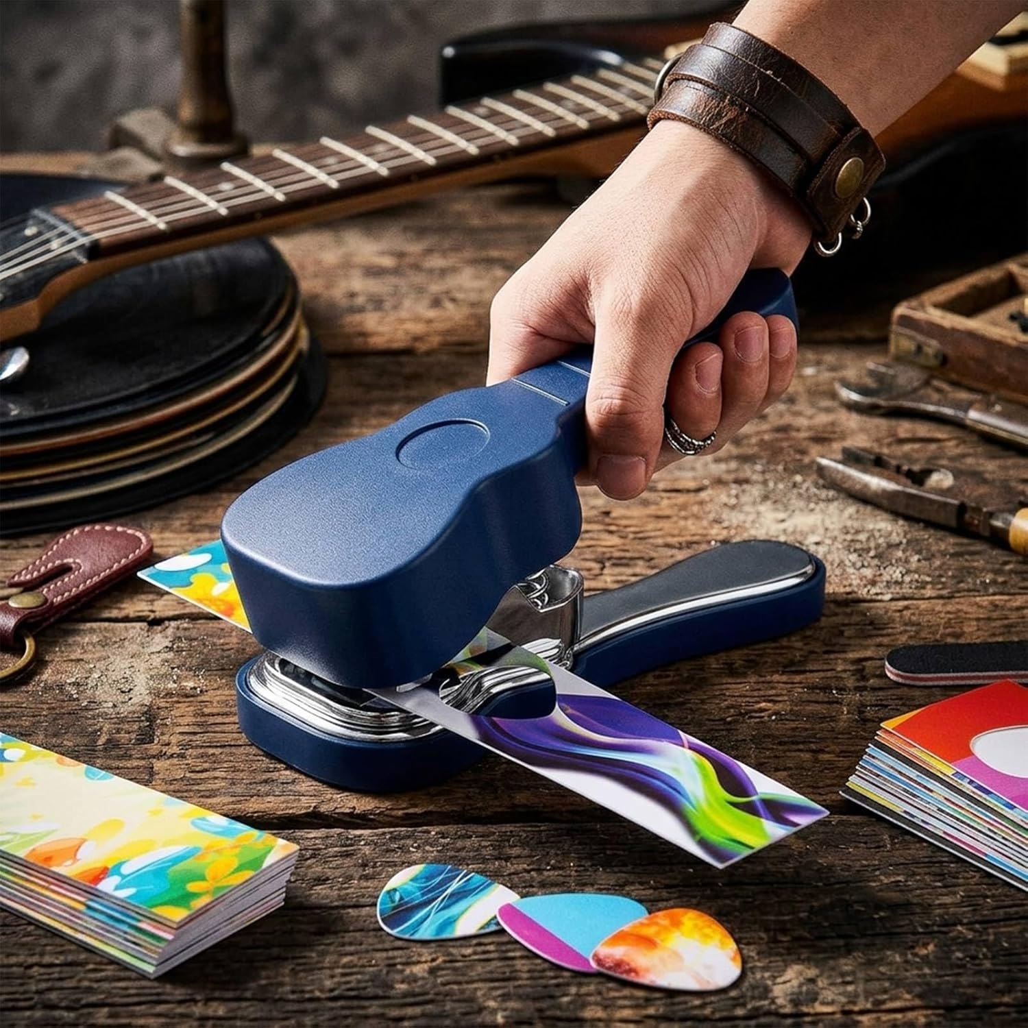 ชุดเครื่องมือทำปิ๊กกีตาร์แฟชั่ - Leather Tooling Kit บทวิจารณ์และราคา